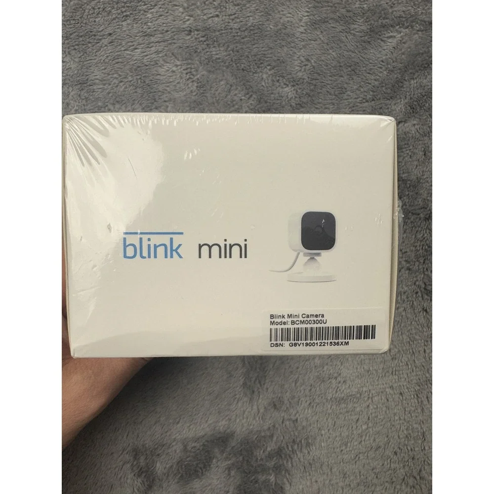 Blink Mini Indoor Smart Security Camera & Sync Module 2 Bundle White 1080p HD